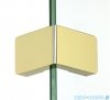 New Trendy Eventa Gold Shine kabina prysznicowa prostokątna 110x80x200 cm prawa przejrzyste Złoty połysk EXK-4775